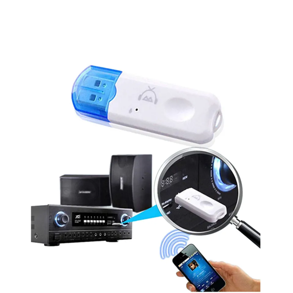 Обновленный USB Bluetooth 2 1 приемник Аудио Стерео адаптер беспроводной комплект