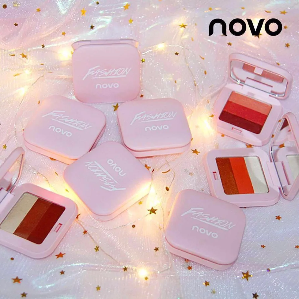NOVO Новый Многоцветный для век маркер порошок макияж Shimmer Eye Shadow Palette| |