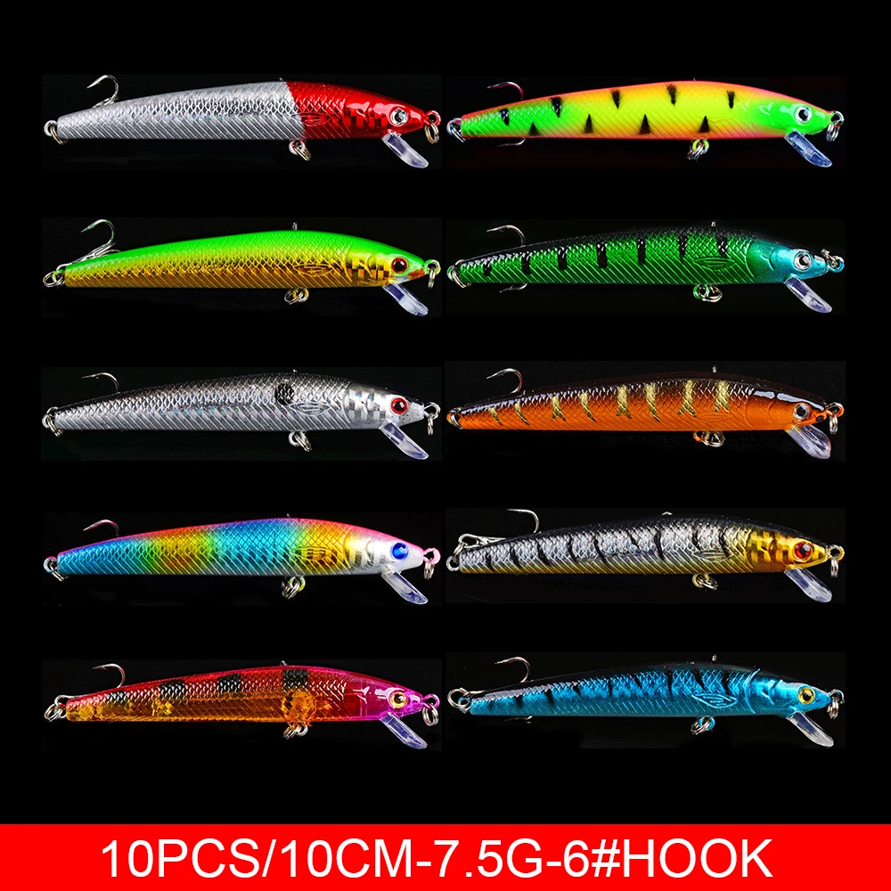 Minnow COMDABA 20 шт./лот набор приманки для ловли нахлыстом Китай жесткая приманка Jia приманка воблер Карп 2 модели рыболовные снасти