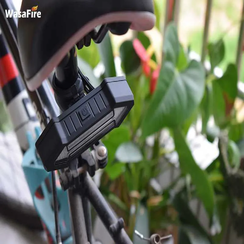 Водонепроницаемый велосипедный задний светильник 4 режима светодиодный красный