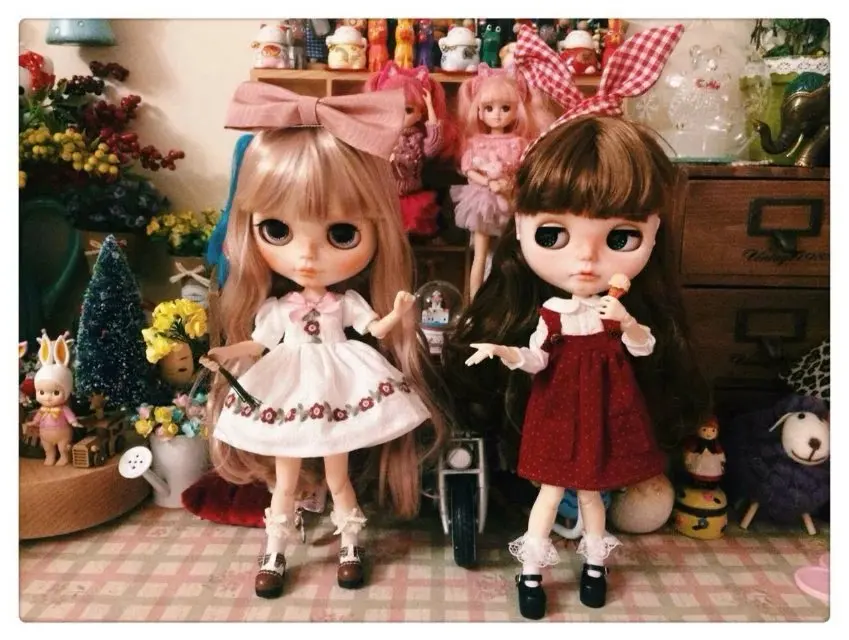 1 пара модная Милая 1/6 кожаная обувь для куклы Blyth для Licca Azone momoko куклы-Барби аксессуары для одежды