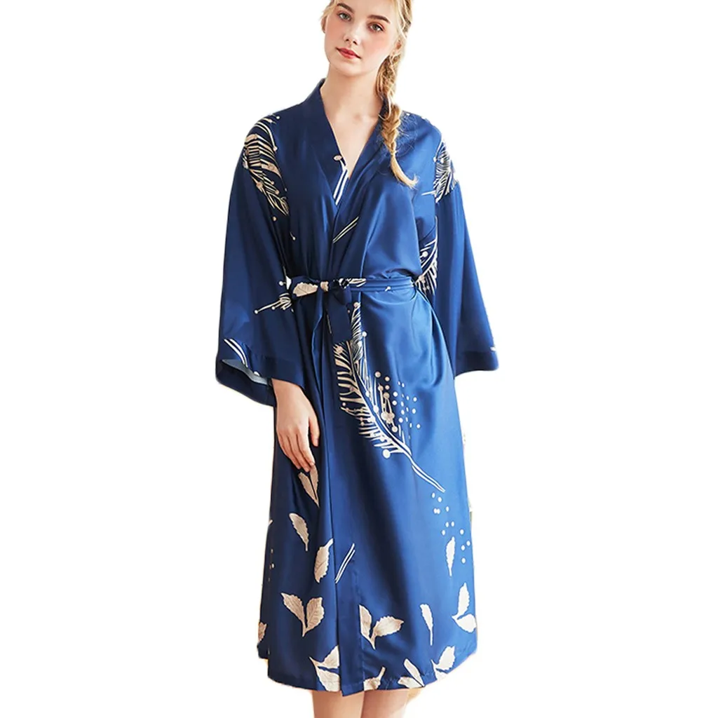 Летняя женская пижама с имитацией шелка Женская Сексуальная Ночная одежда