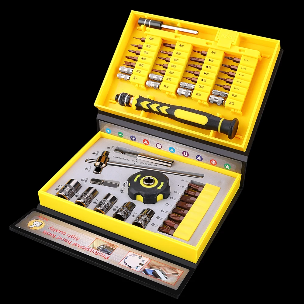 47 в 1 Набор отверток многофункциональный компьютер PC мобильный телефон цифровое