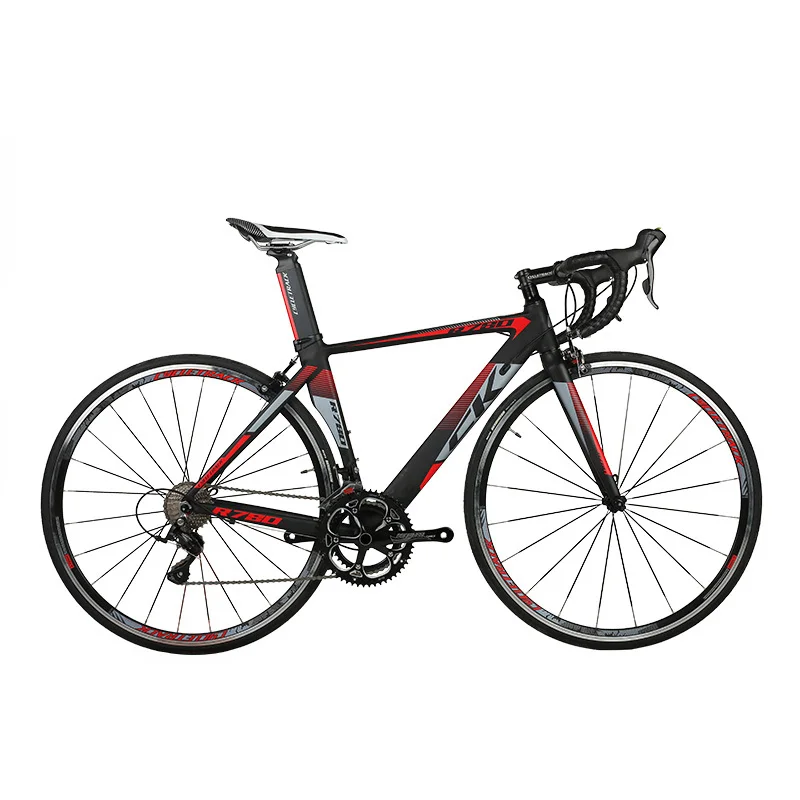 Richbit Ultra Light Road Race Bicycle 18 Speeds 9 Gears Cassette Carbon Fiber Fork Shimano 3500 Aluminum 700c*46/48cm Bike | Спорт и