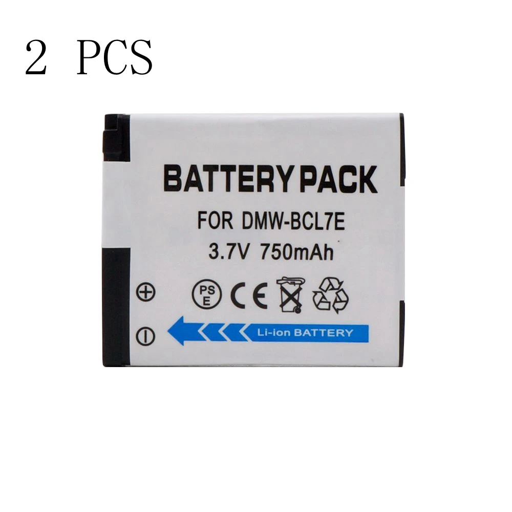WHCYonline 2 шт. 690 мАч DMW BCL7 BCL7E BCL7PP батарея для камеры Panasonic H50 FS50 F5 SZ3 SZ9 XS1|camera battery|battery for