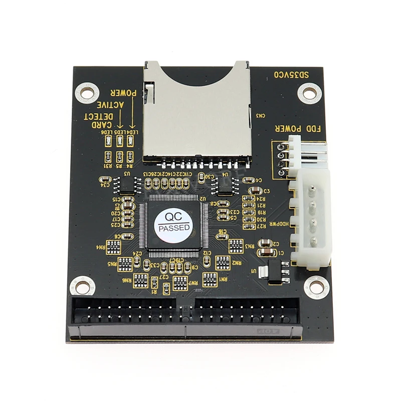 Новый SD до 3 5 &quot40Pin Мужской IDE жесткий диск адаптер карты IDE|sd card hard drive|sd sdsd to ide |