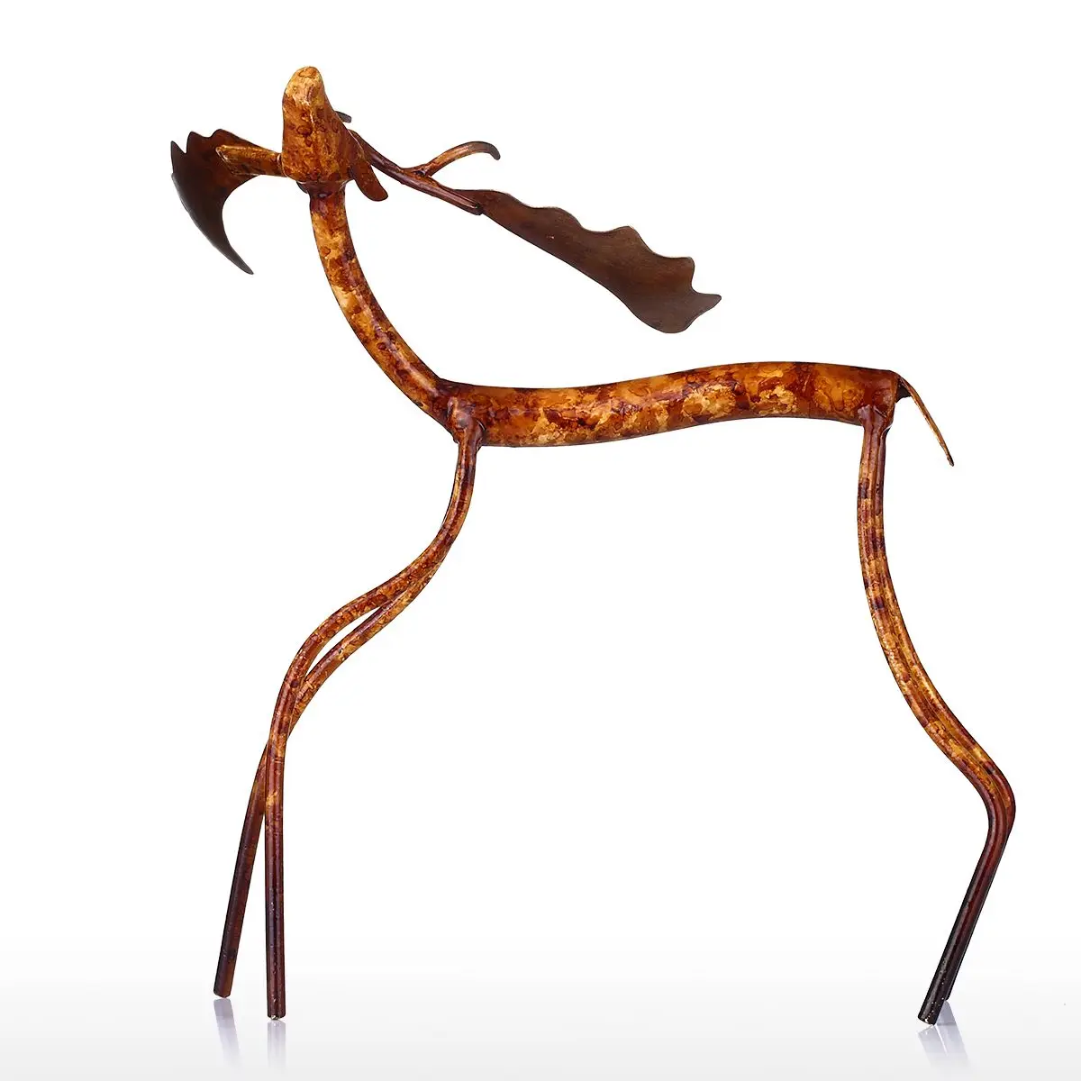 Tooarts лук/подъемная голова Moose железная скульптура для украшения дома ремесла