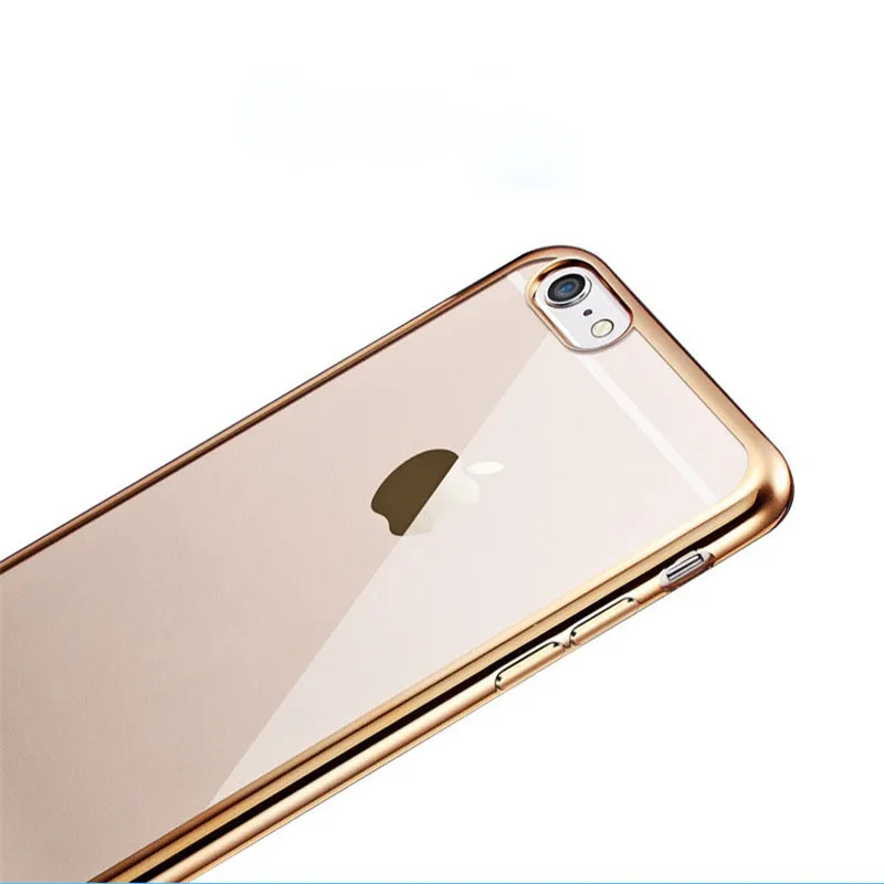 Ультра тонкий Покрытие Кристалл Прозрачный чехол для iPhone 6 S плюс 5 5S SE крышка Капа