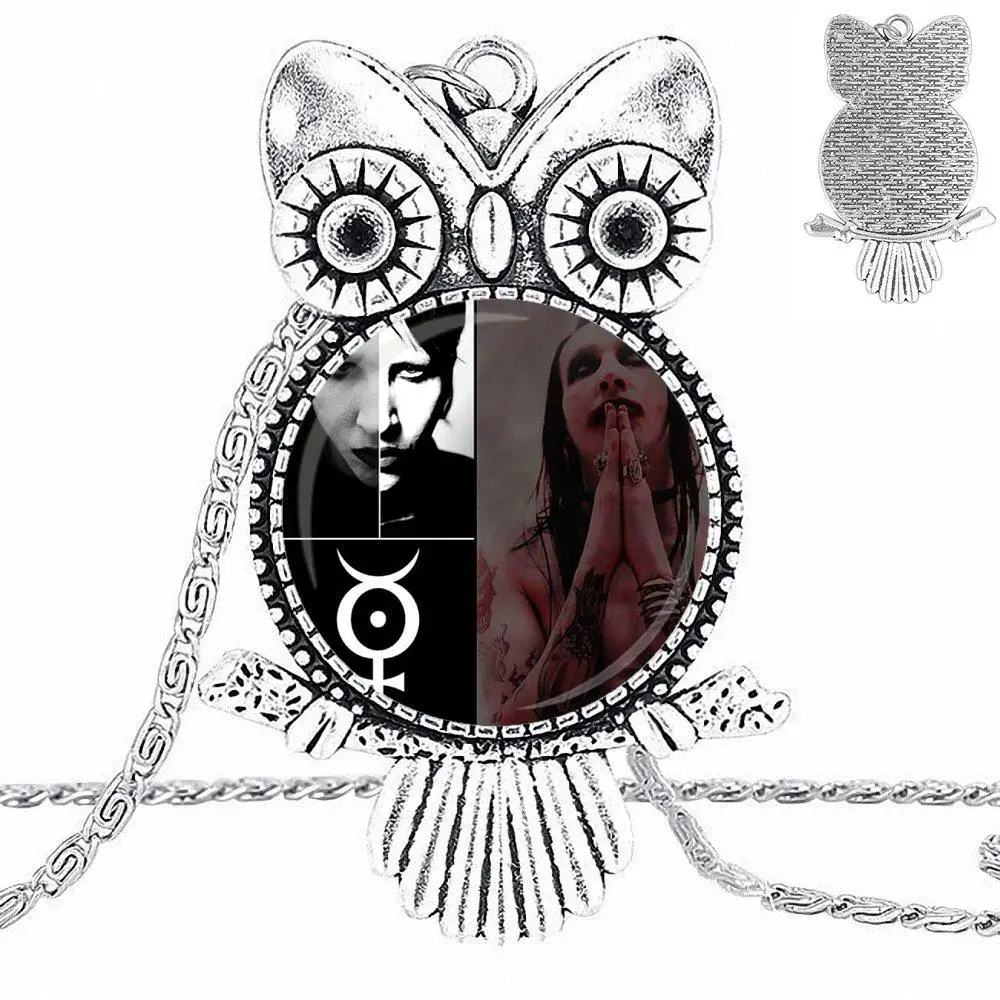 Ей глазурь для вечерние модный стеклянный кабошон ожерелье с подвеской