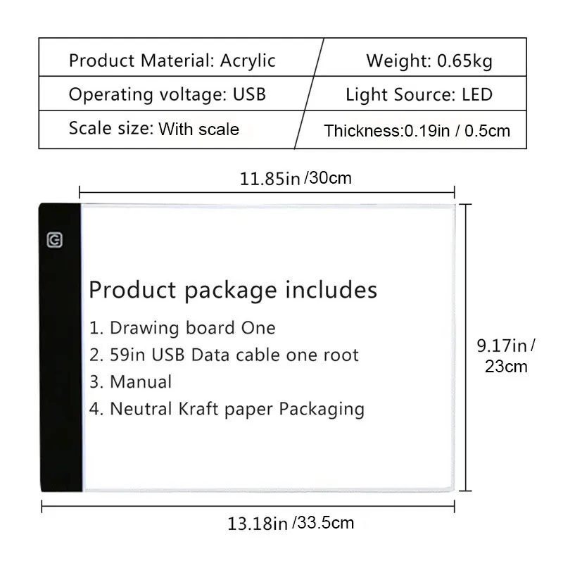 Волшебная доска для рисования Детская креативная картина игрушка подарки A4