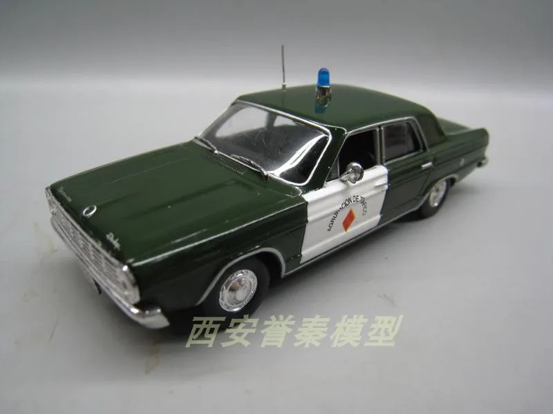 IXO 1/43 масштабная модель автомобиля игрушки 1962 DODGE Дротика испанская полицейская версия литая под давлением металлическая модель автомобиля игрушка для коллекции, подарок, для детей