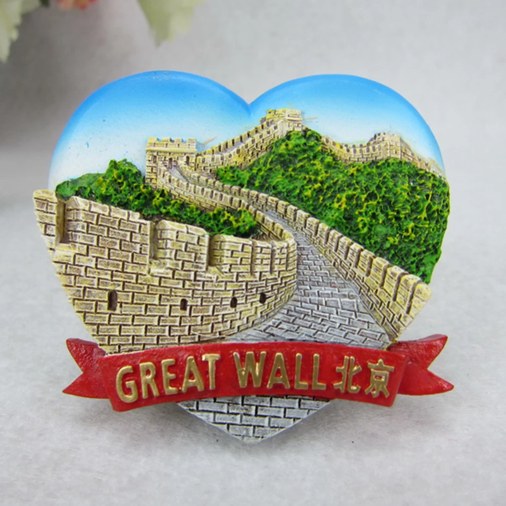 Great Wall Пекин китайский туристический сувенир магниты на холодильник магнитные