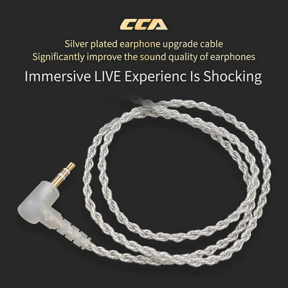 Новый обновленный кабель FDBRO CCA с серебряным покрытием аудиокабель 3 5 мм 4 ядра 0 75 2