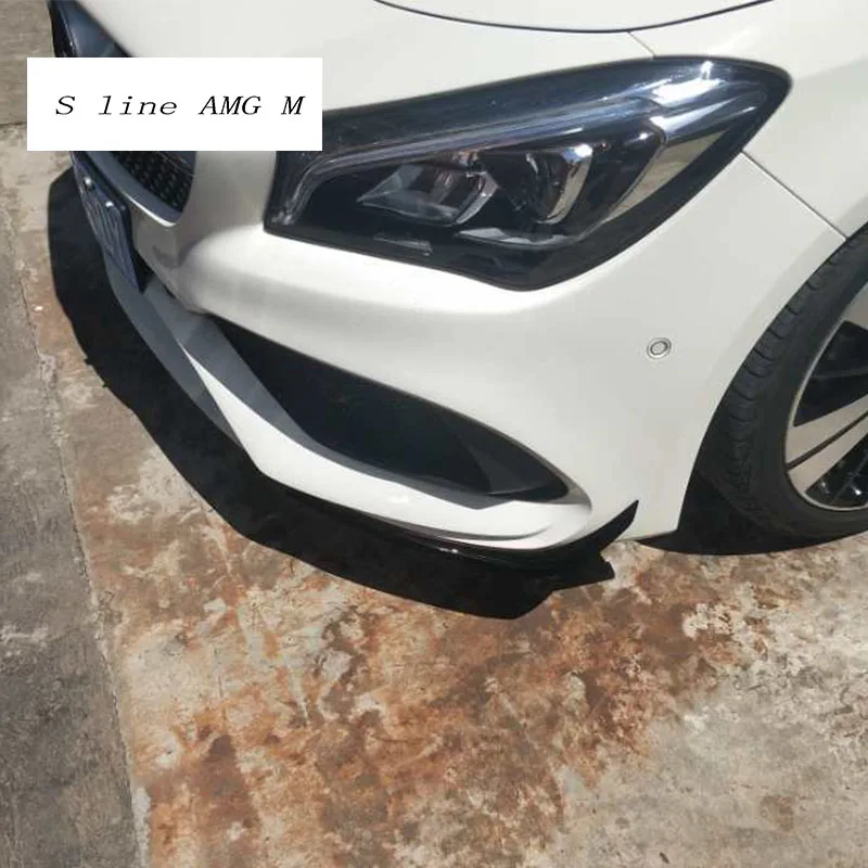 Автомобильный Стайлинг Автомобильные противотуманные лампы крышка решетки черный Противотуманные фары крышка украшения полоски для Mercedes Benz CLA C117 220 260 200