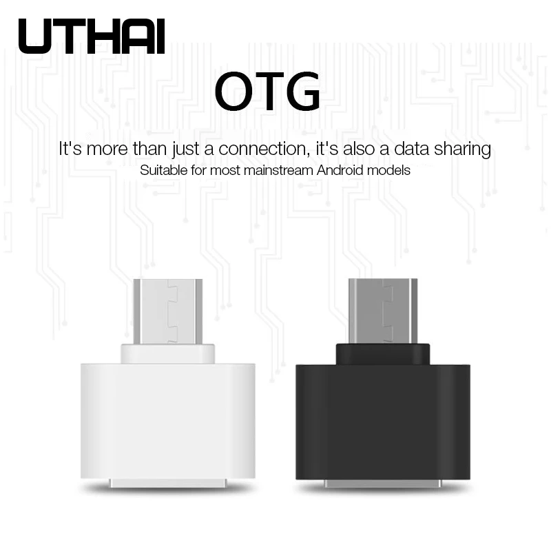 UTHAI C24 интерфейс микро адаптер OTG функция превращается в телефон USB флэш-накопитель адаптеры для мобильных телефонов
