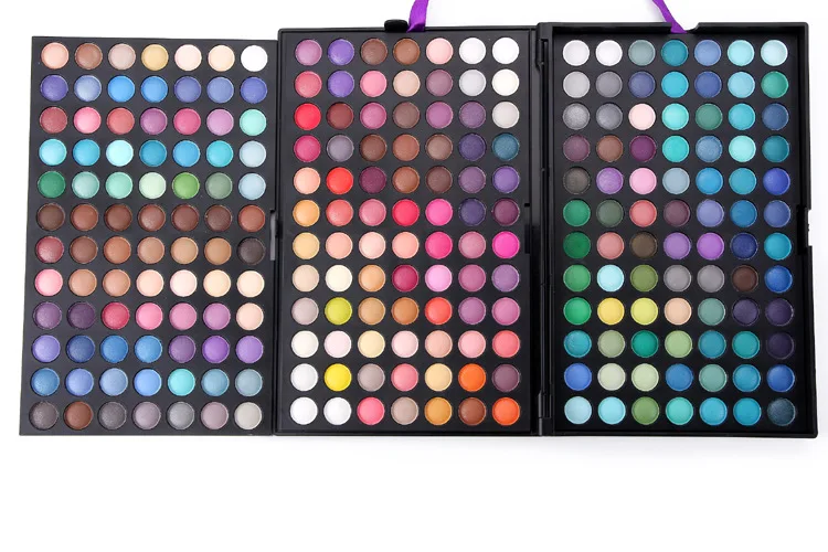 2018 блестящие Sombras Up Palette 252 цвета нюдовый макияж тени для век городские