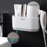 bathroom shelf hair dryer holder set wall shelf bathroom accessories shelves storage holder for hair dryer do not drilling