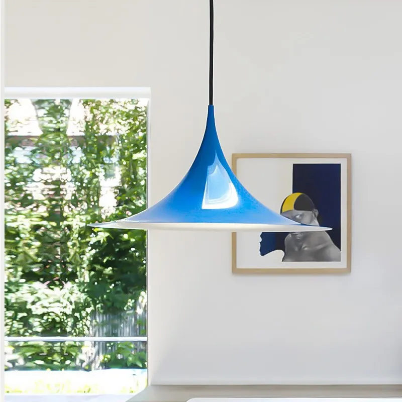 Светодиодная Подвесная лампа с рожком креативная индивидуальная для спальни