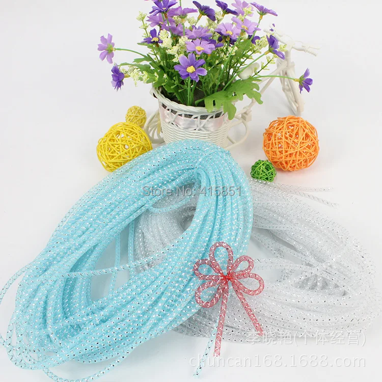 4 мм широкий диаметр трубчатая труба CRIN оплетка отделка для головные уборы