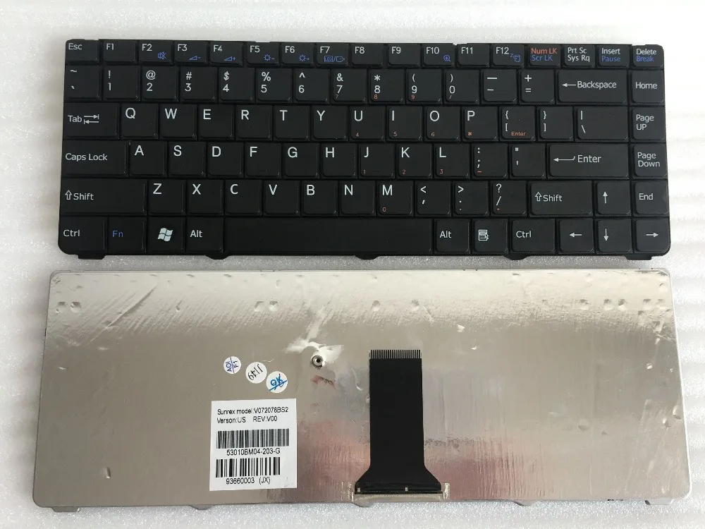 New OEM For Sony VGN-NR VGN-NS Series V072078BS2 Black US Laptop Keyboard