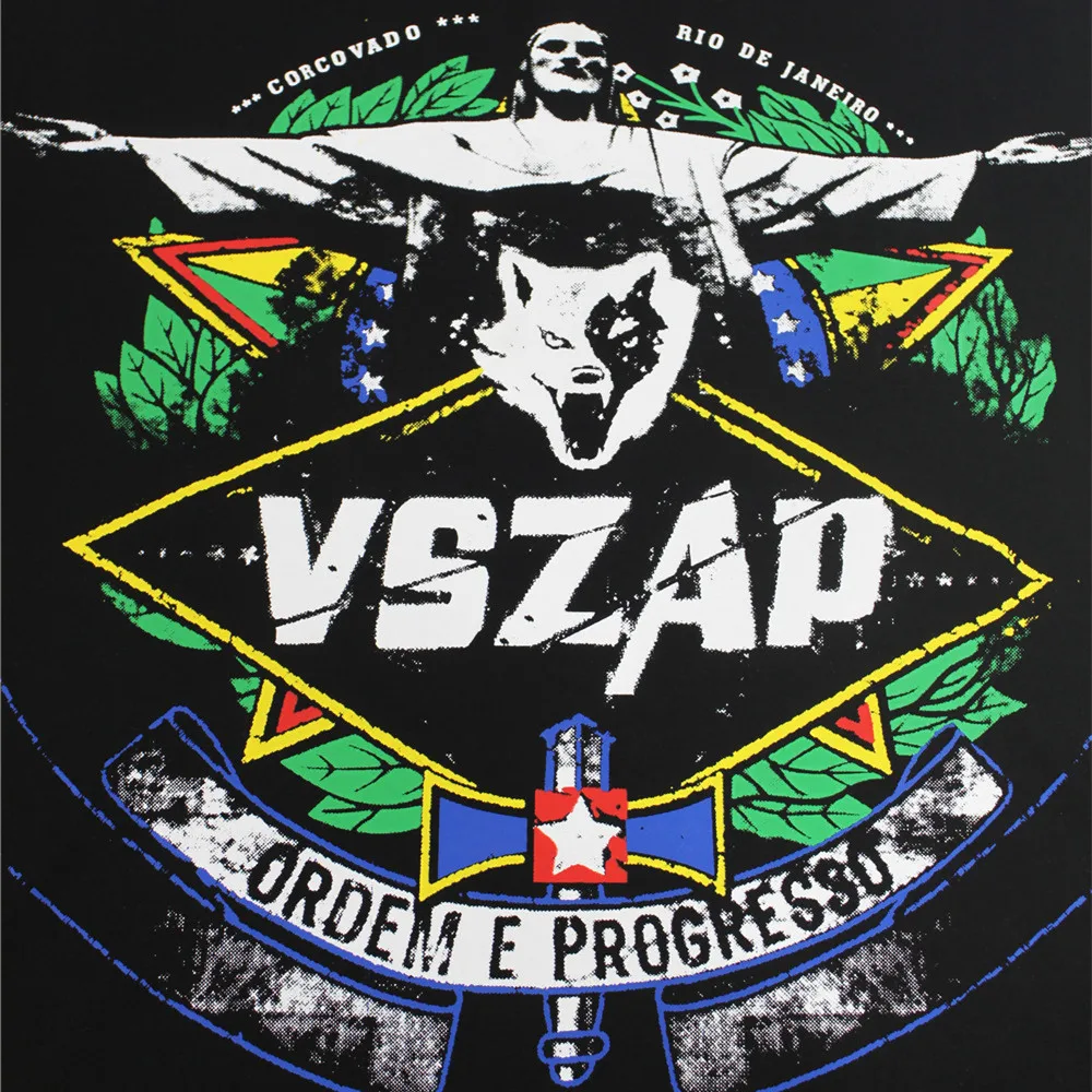 VSZAP ropa de muaythai футболка с короткими рукавами для боев тренировок фитнеса ММА бокса
