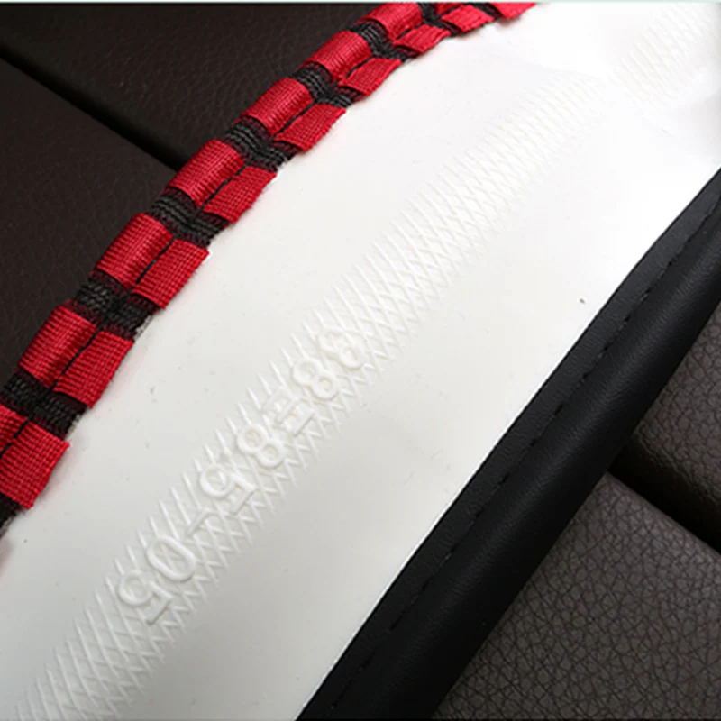 

Soft Braid on Car Steering Wheel Cover For 37 - 38 CM 14.5"-15" Anti-slip Inner Ring M Size Steering-Wheel Car Styling Carpet