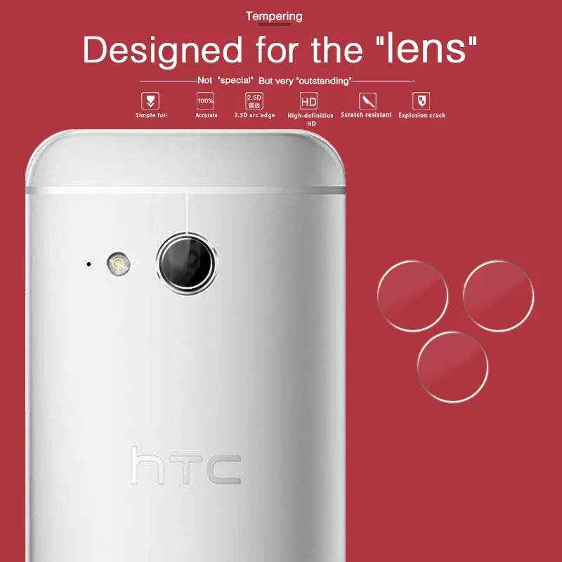 Accessory Back Camera Lens Screen Protector For HTC One MIni2 Mini 2 M8 Mem 4.5 in Tempered Glass Film Cover | Мобильные телефоны и
