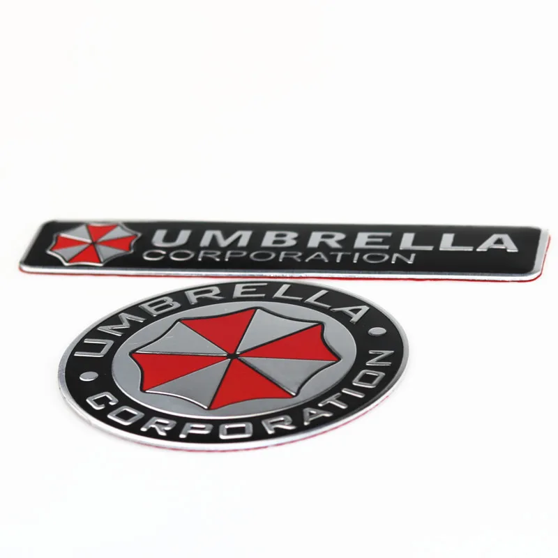 Car styling 3D car stickers Aluminum alloy Umbrella corporation Resident Evil decals emblem decorations badge auto accessories | Автомобили