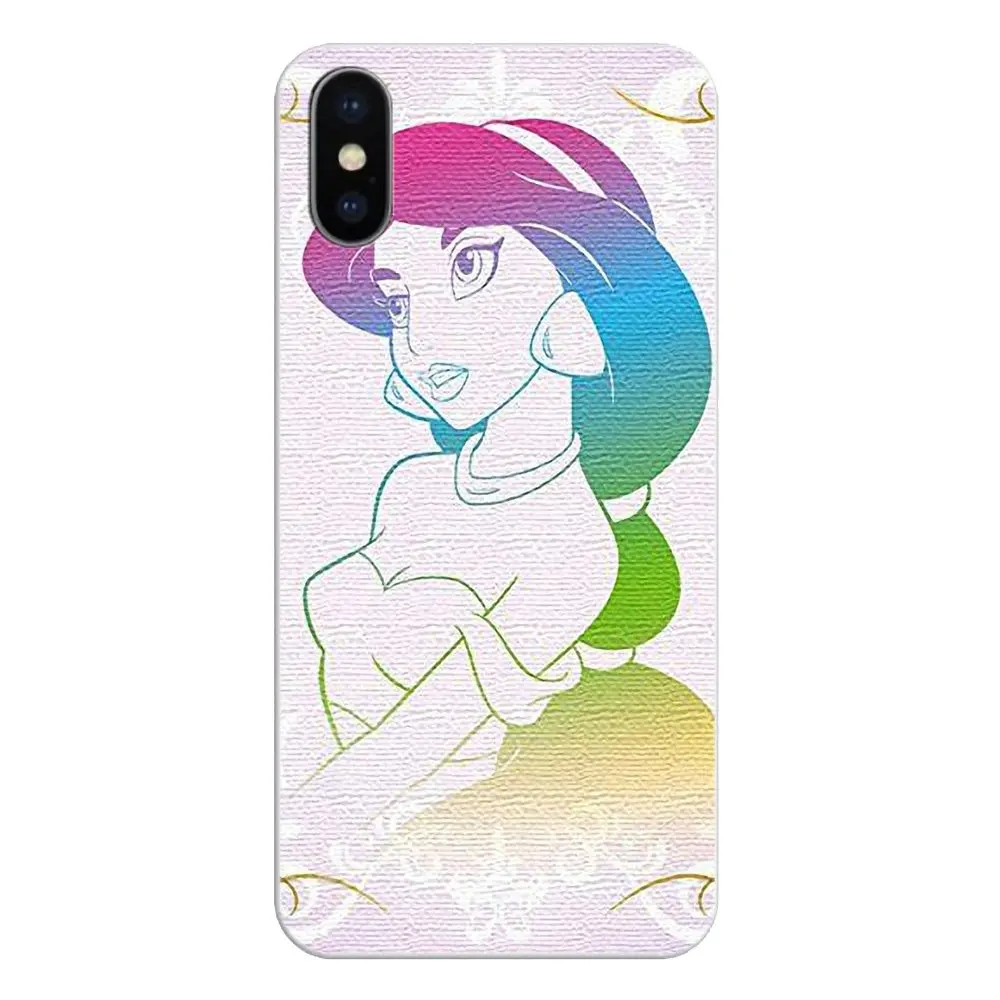 Soft TPU Phone Cover Aladdin Jasmine Princess Tattoo Girl Alice Ariel For LG G7 Q6 Q7 Q8 Q9 V30 X Power 2 3 OnePlus 3T 5T 6T |
