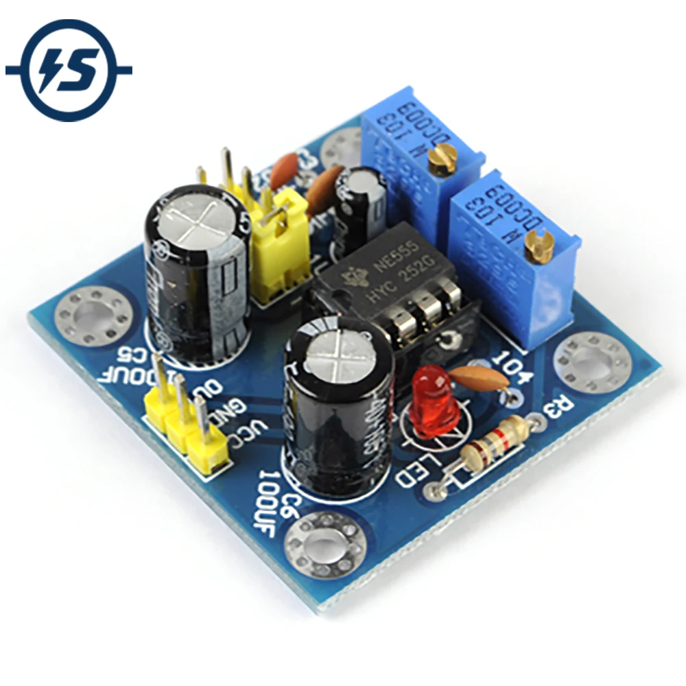 NE555 импульсный Частотный рабочий цикл прямоугольная волна генератор сигналов