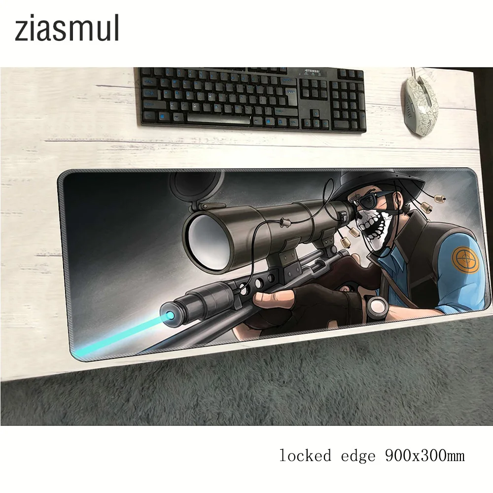 Игровой коврик для мыши team fortress 2 900x300x3 мм профессиональный эргономичный ноутбука