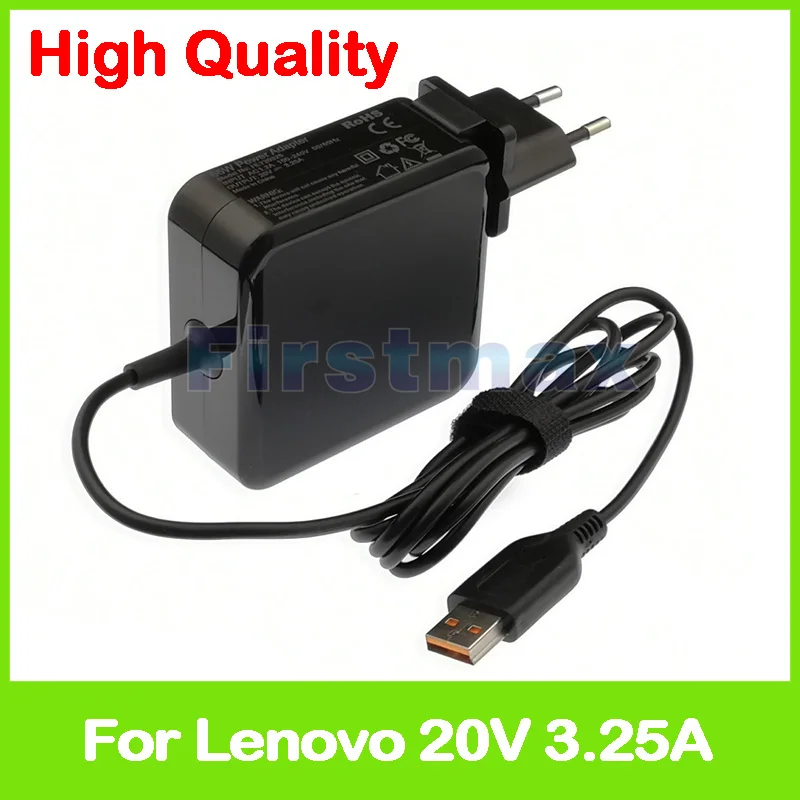 20V 3.25A 65W Ноутбук AC адаптер питания зарядное устройство ADL65WLE 5A10G68679 ADL65WLF 5A10G68689 для