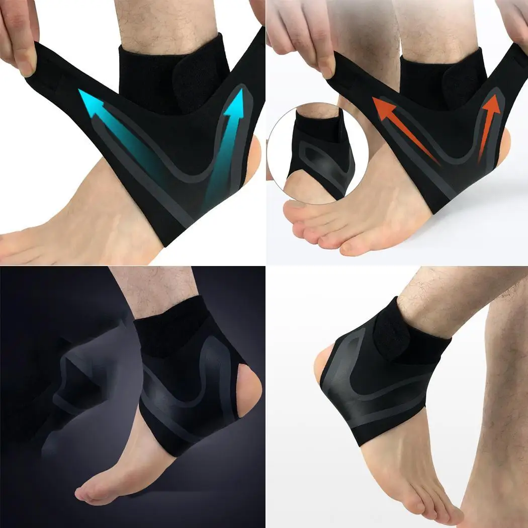 1 шт. поддержка лодыжки рукав под давлением анти твист защита открытый баскетбол