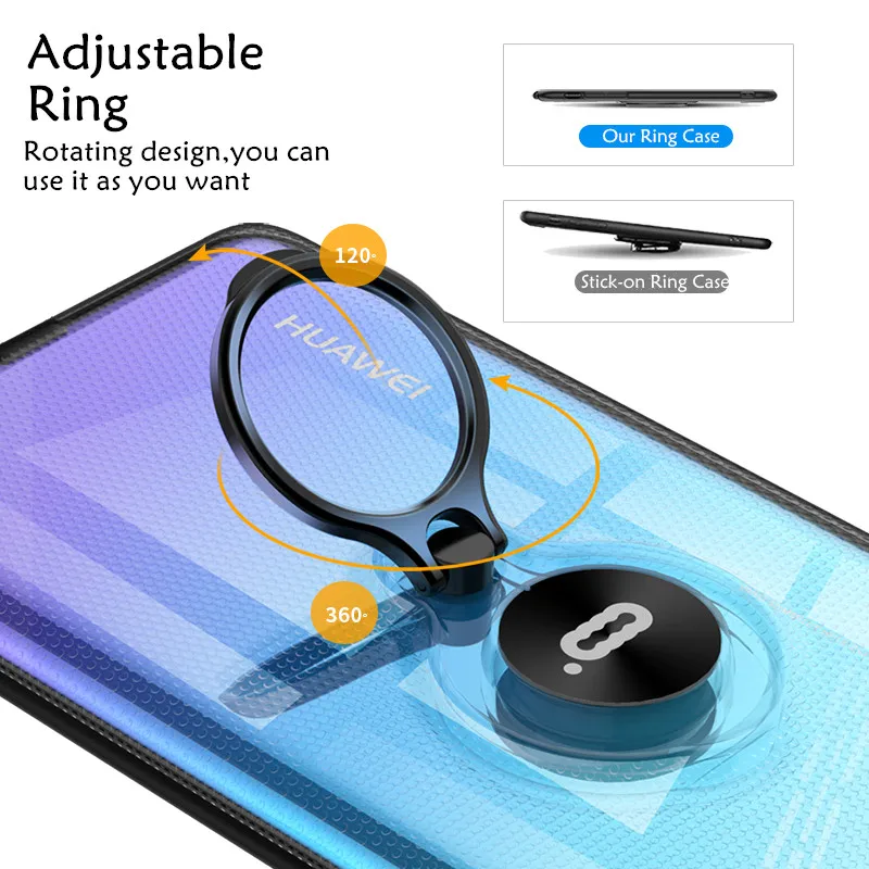 Для huawei P30 Pro Чехол автомобильный держатель Магнитный стенд кронштейн палец