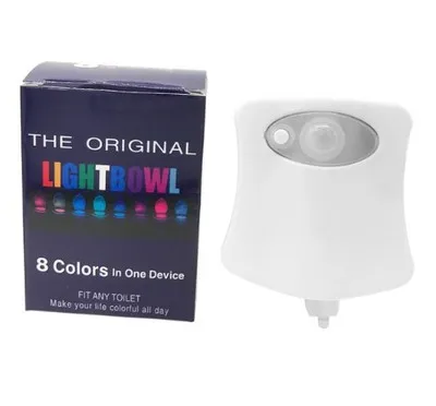 Умная ванная комната светодиодный ночник датчик движения тела активация