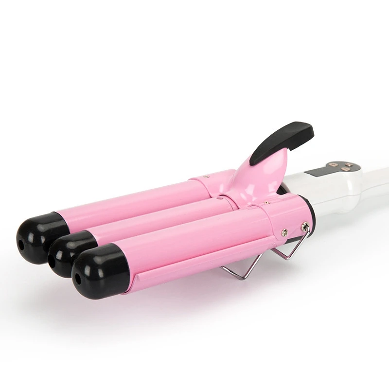 28 мм автоматическая завивка волос керамические бигуди для 3 бочки большая волна