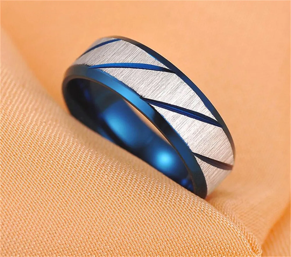 Titanium Rings for Men Stainless Steel Blue / Black Gold 3 Colors Christmas Gift Free Shipping | Украшения и аксессуары