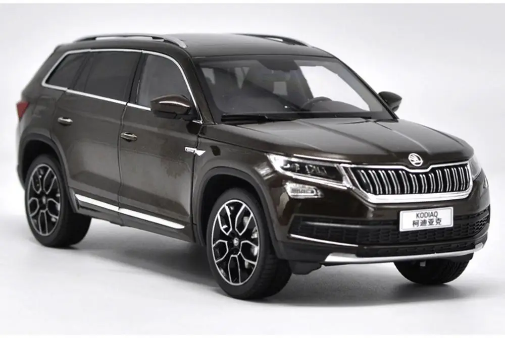 1/18 VW Volkswagen Skoda KODIAQ внедорожник коричневый литой автомобиль Модель Коллекция игрушек