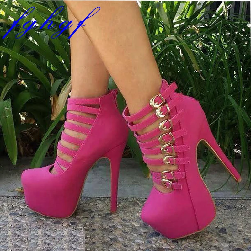 Fghgf/новые женские туфли-лодочки Соблазнительные туфли на высоком каблуке 16 см с