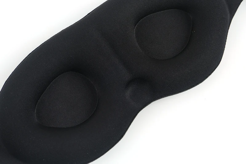 Черные 1 шт. очки для сна путешествий портативные 3D пенопластовые маски губка