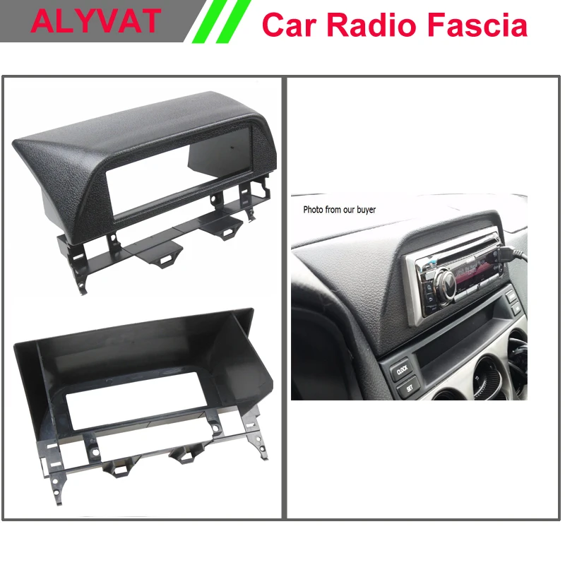 Одна Din CD DVD стерео панель для MAZDA 6 Atenza 2002 2007 фасции Радио Установка в приборной