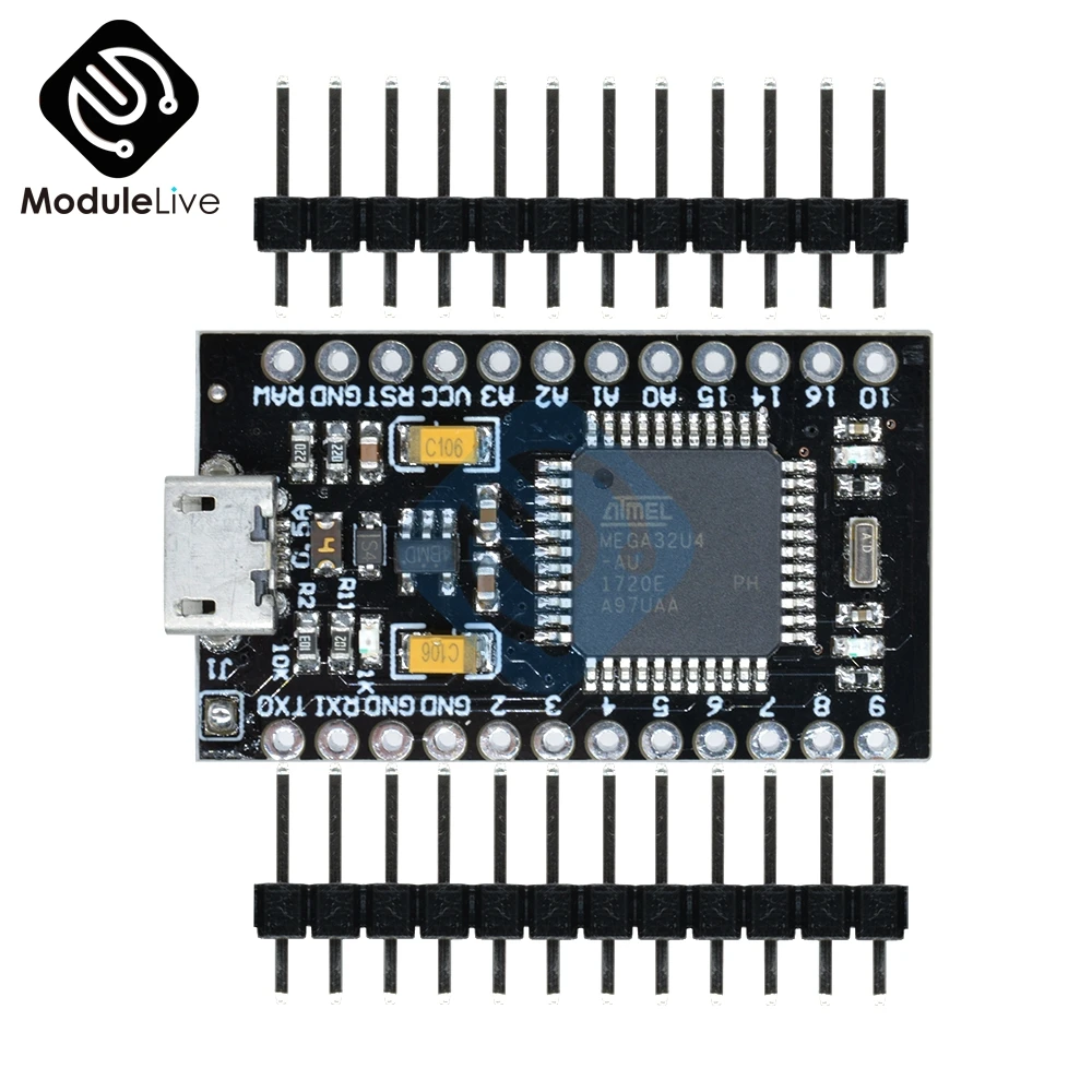 ATmega32U4 5V 16MHz Nano Pro микро-usb плата контроллера для Arduino с Загрузчиком Mega32U4 Mini Leonardo