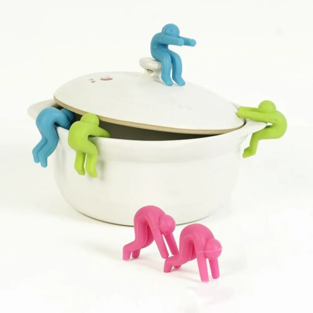 Силиконовый разлив доказательство злодей поднять держатель ложки крышка