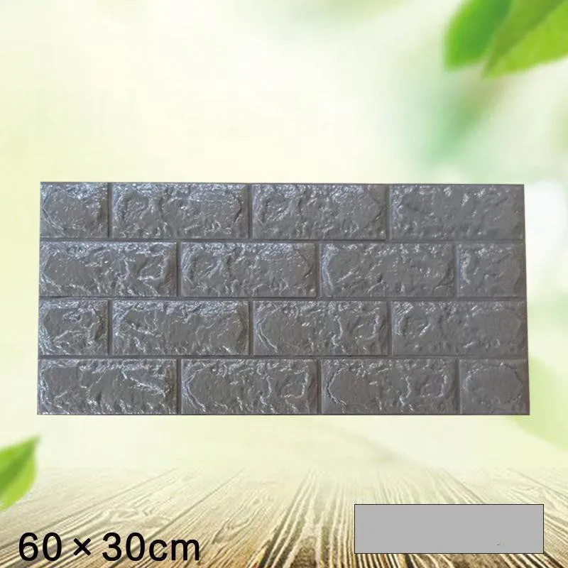 60x60 см 1 шт. самоклеящиеся обои кирпичные стены 3d водостойкие роскошные с