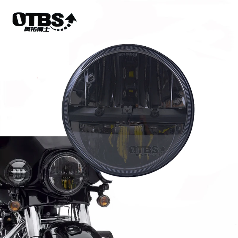 OTBS 7 дюймов мотоциклетная фара H4 Hi Lo луч 36 Вт 6000 К для Harley Electra Glide Street Road King & Trike| |
