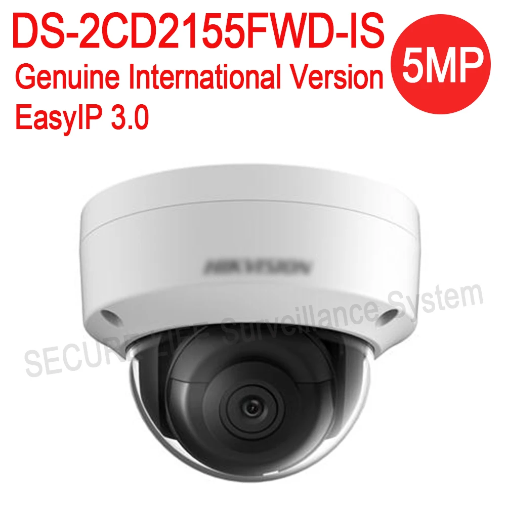 Английская версия DS-2CD2155FWD-IS 5MP Сеть мини купольная CCTV камера POE SD карта аудио H.265+ IP камера безопасности