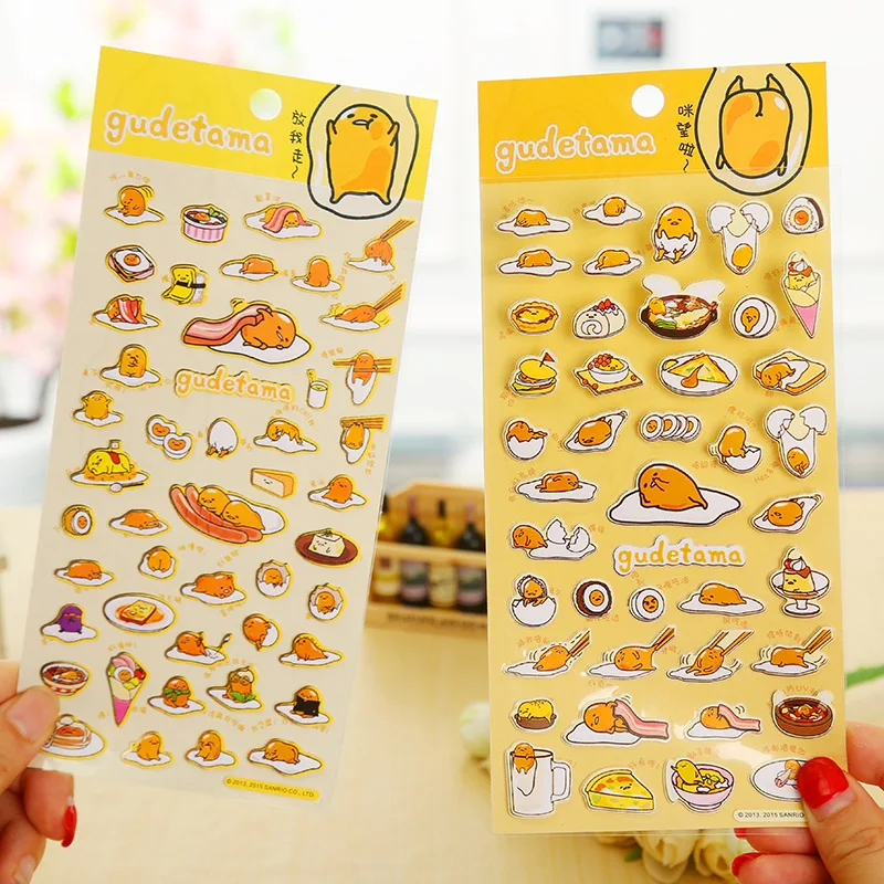 Мультфильм Gudetama бумажный стикер пакет DIY дневник украшение наклейка альбом
