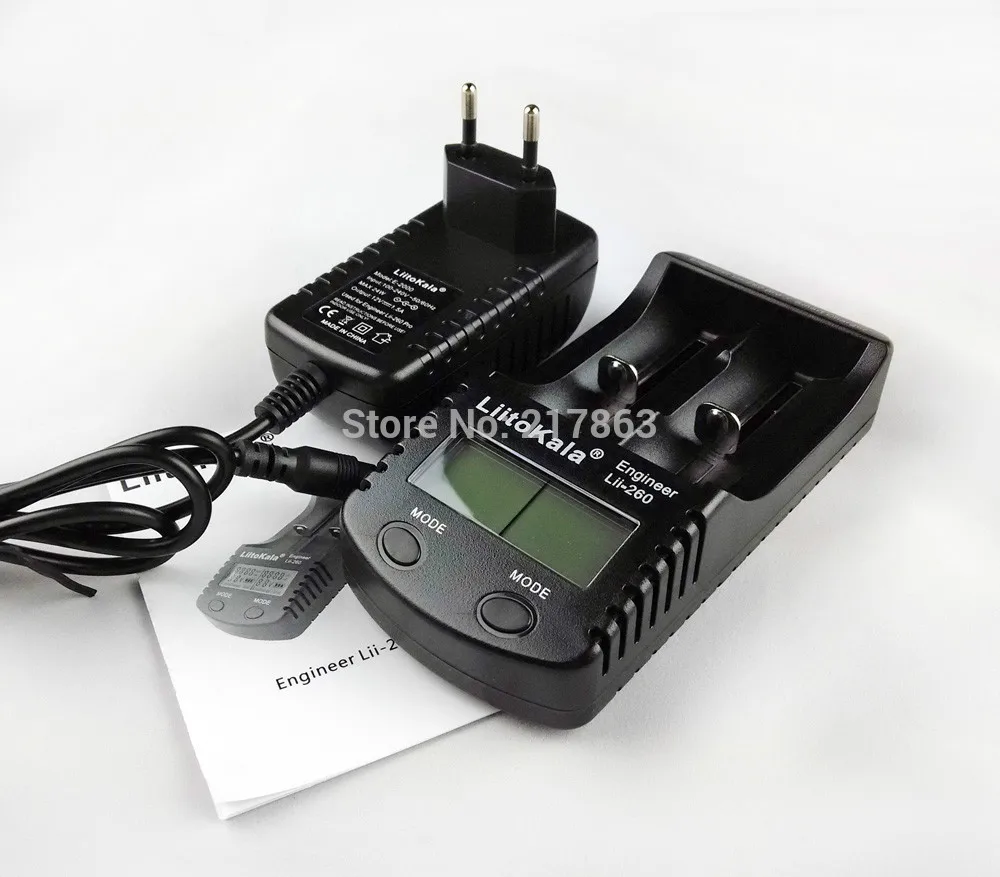 Зарядное устройство Liitokala lii 260 lcd в 18500/10440/14500/16340/26650/18650 зарядное литиевая