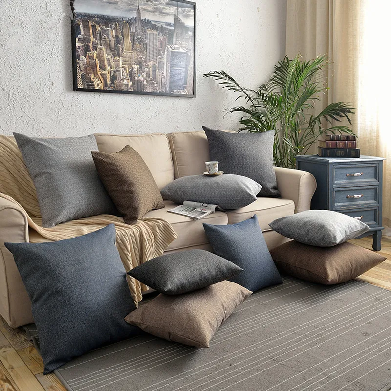 Чехол для диванной подушки 30x45/40x60/45x45/55x55 см | Дом и сад