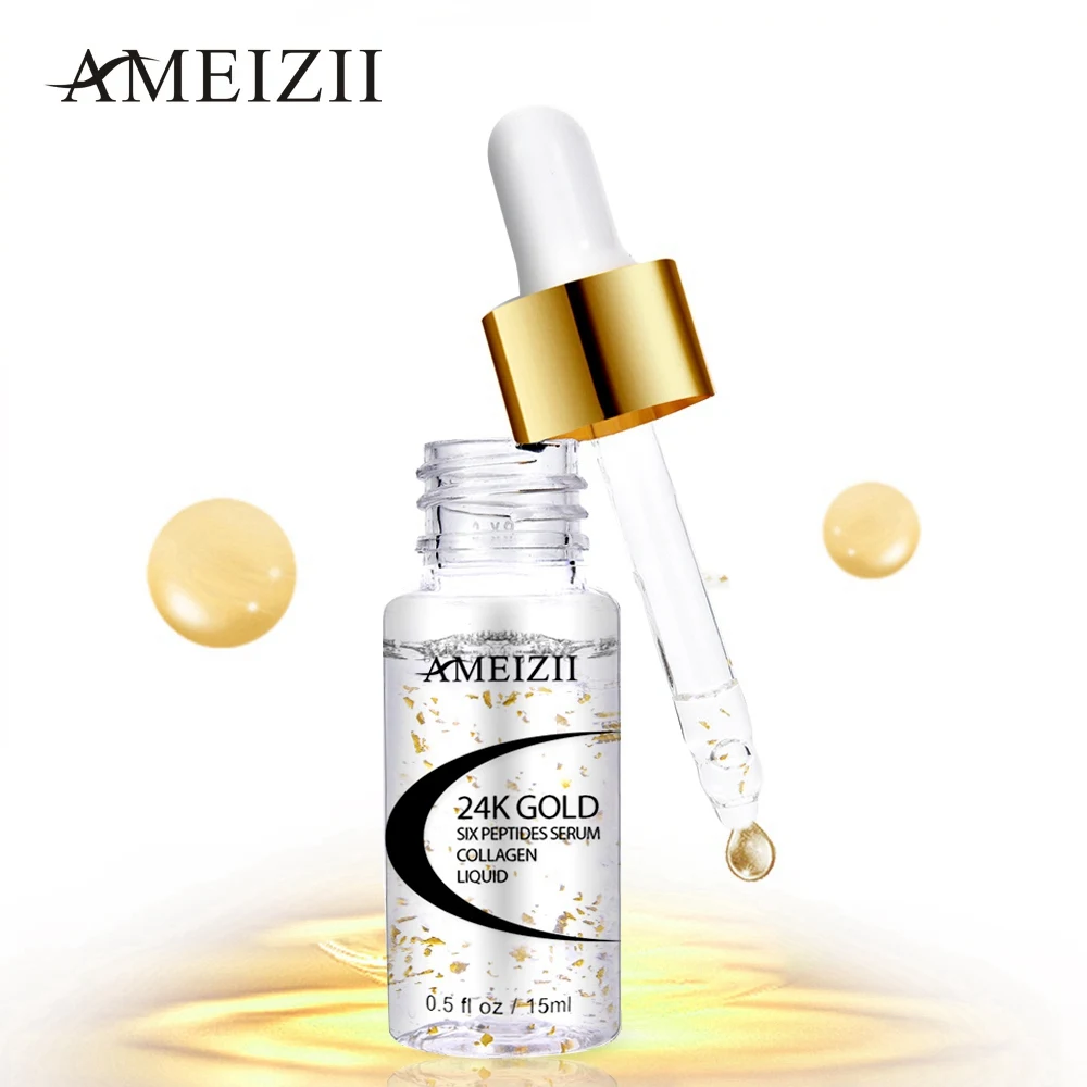 Ameizii 24 K золото шесть сыворотка с пептидами крем для лица против старения морщин